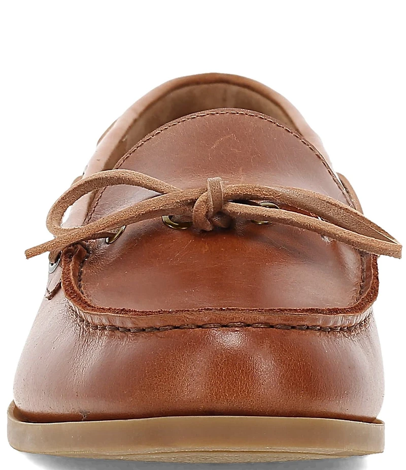 Frye Men's Mason Leather One Eye Tie Boat Shoes