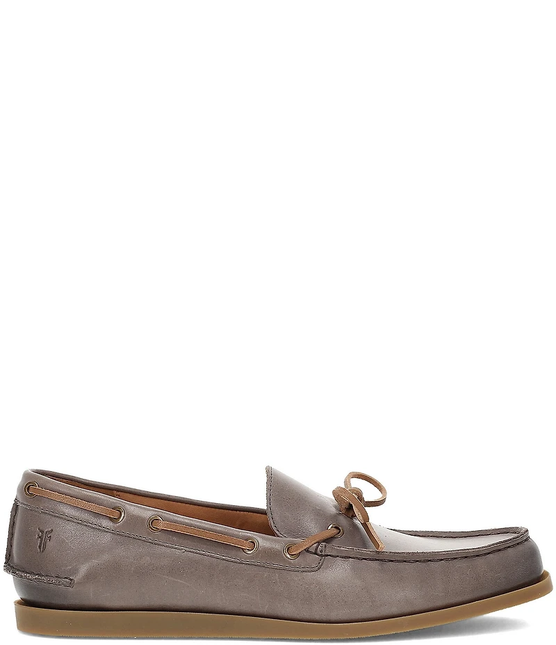 Frye Men's Mason Leather One Eye Tie Boat Shoes