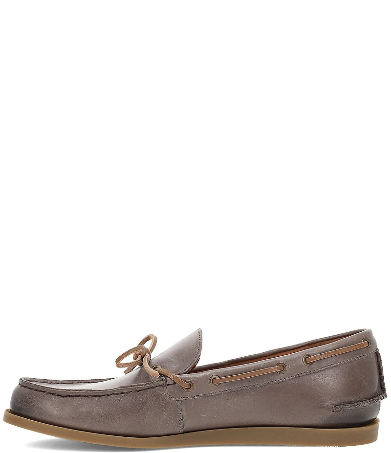 Frye Men's Mason Leather One Eye Tie Boat Shoes