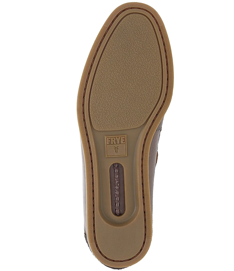 Frye Men's Mason Leather One Eye Tie Boat Shoes