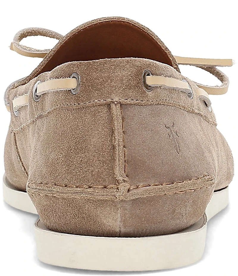 Frye Men's Mason Suede One Eye Tie Boat Shoes