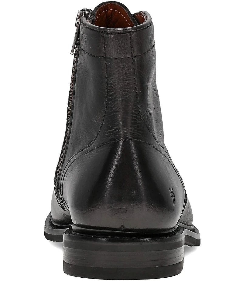 Frye Men's Paul Leather Cap Toe Lace Up Boots