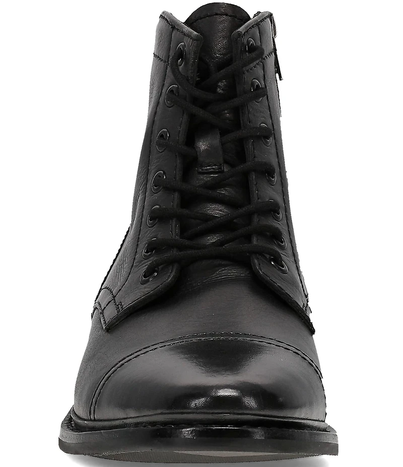 Frye Men's Paul Leather Cap Toe Lace Up Boots