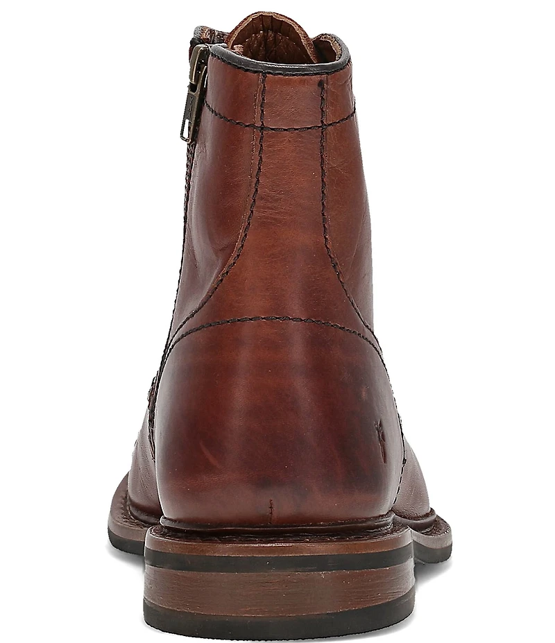 Frye Men's Paul Leather Cap Toe Lace Up Boots