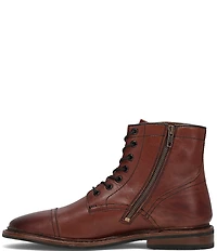 Frye Men's Paul Leather Cap Toe Lace Up Boots