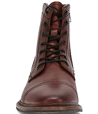Frye Men's Paul Leather Cap Toe Lace Up Boots