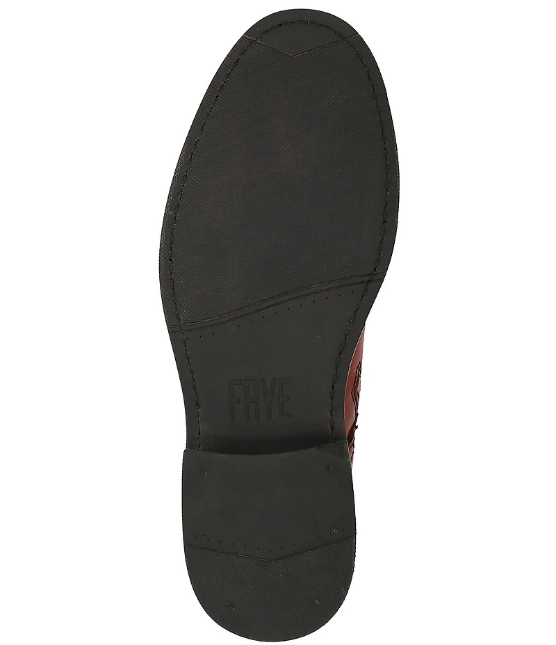 Frye Men's Paul Leather Cap Toe Lace Up Boots