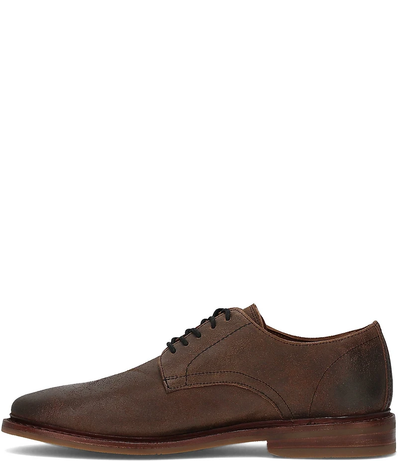 Frye Men's Paul Waxed Suede Oxfords