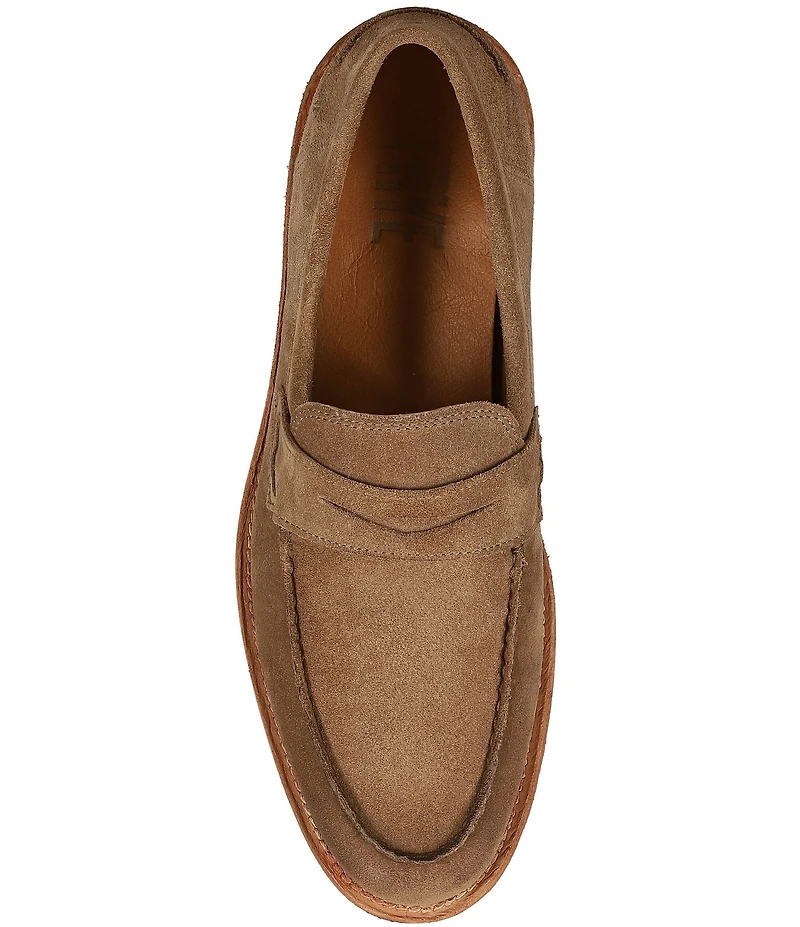 Frye Men's Tyler Flex Suede Penny Loafers
