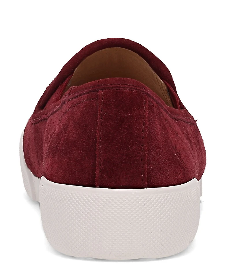 Frye Mia Suede Slip On Platform Sneakers