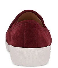 Frye Mia Suede Slip On Platform Sneakers