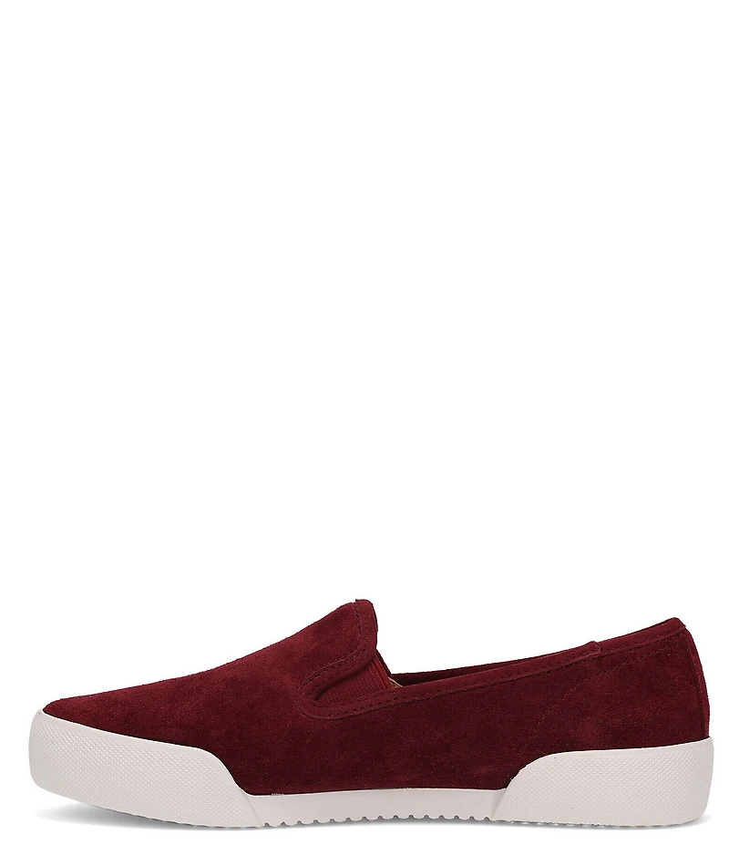 Frye Mia Suede Slip On Platform Sneakers