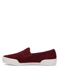 Frye Mia Suede Slip On Platform Sneakers