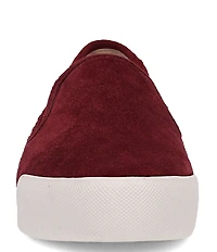 Frye Mia Suede Slip On Platform Sneakers