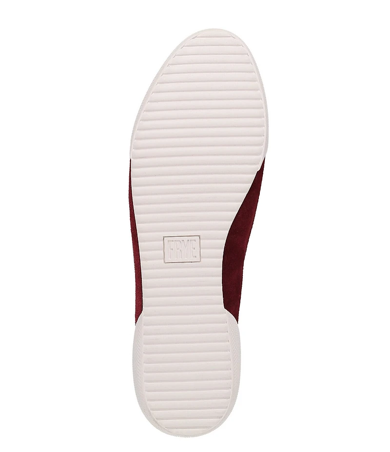 Frye Mia Suede Slip On Platform Sneakers