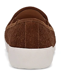 Frye Mia Suede Slip On Platform Sneakers