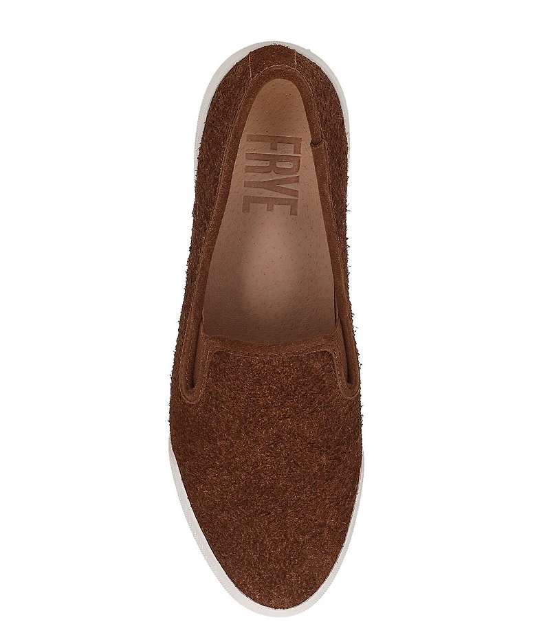 Frye Mia Suede Slip On Platform Sneakers