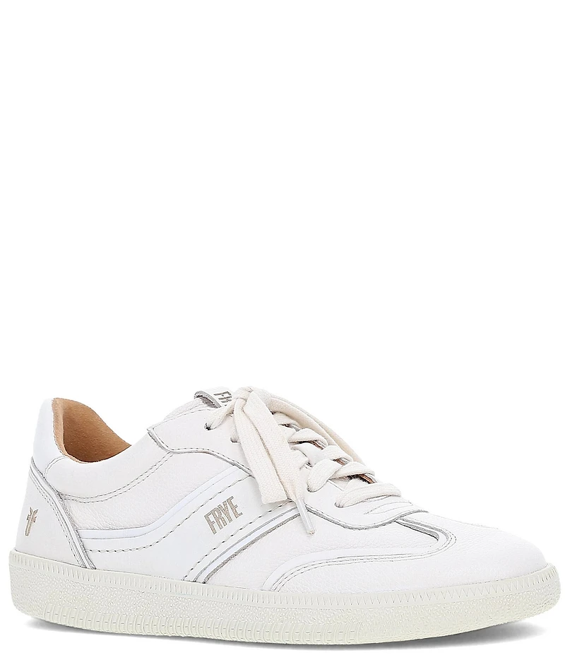 Frye Milly Leather Low Lace Up Sneakers