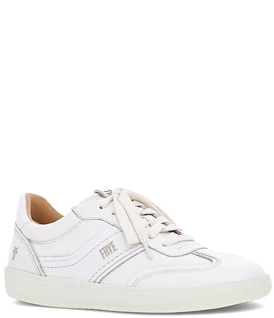 Frye Milly Leather Low Lace Up Sneakers