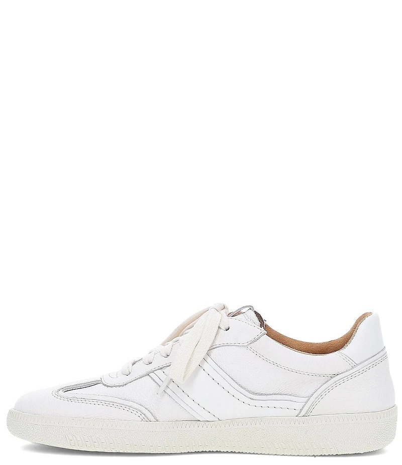 Frye Milly Leather Low Lace Up Sneakers