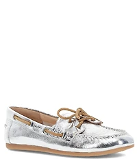 Frye Naya Leather Boat Shoes