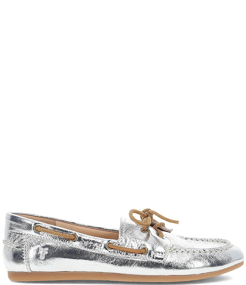Frye Naya Leather Boat Shoes