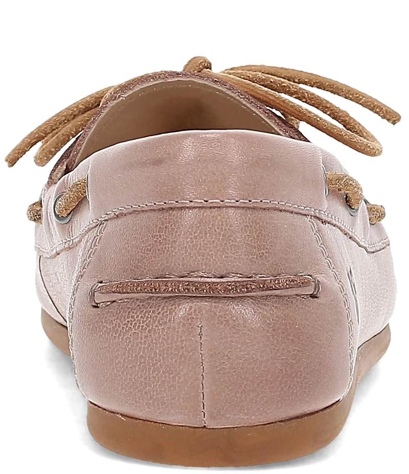 Frye Naya Leather Boat Shoes