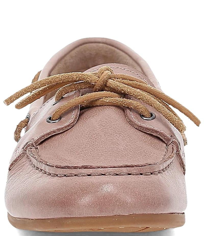 Frye Naya Leather Boat Shoes