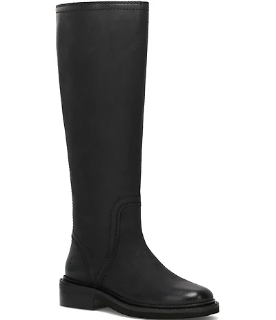 Frye Phoebe Tall Leather Zip Up Classic Boots