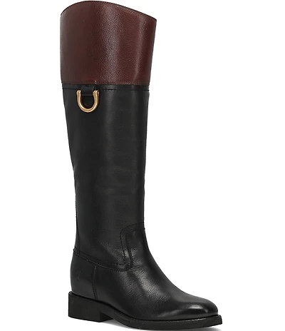 Frye Quinn D-Ring Tall Leather Riding Boots