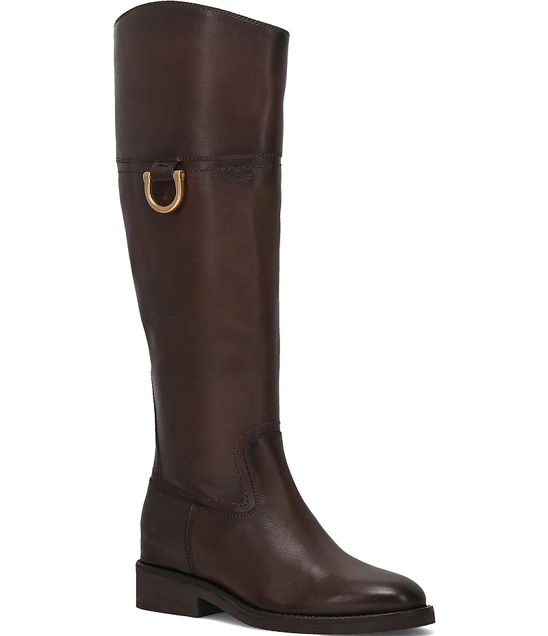 Frye Quinn D-Ring Tall Leather Riding Boots