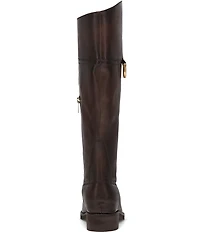 Frye Quinn D-Ring Tall Leather Riding Boots