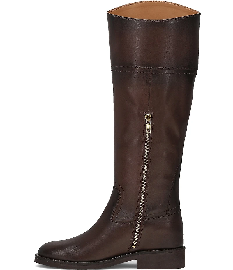 Frye Quinn D-Ring Tall Leather Riding Boots