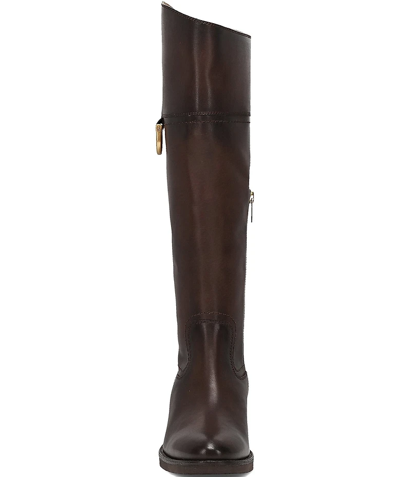 Frye Quinn D-Ring Tall Leather Riding Boots