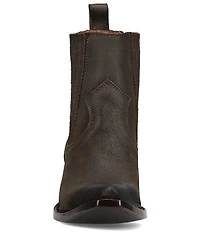 Frye Sacha Chelsea Suede Western Booties