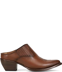 Frye Sacha Leather Western Mules