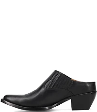 Frye Sacha Leather Western Mules