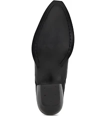 Frye Sacha Leather Western Mules