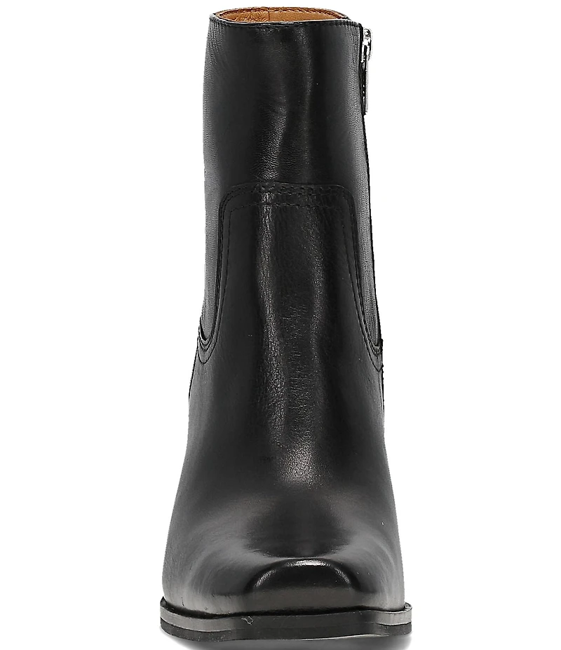 Frye Shiloh Leather Zip Booties