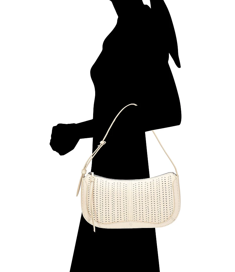 Frye Stella Leather Baguette Shoulder Bag