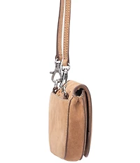 Frye Stella Suede Wallet Crossbody Bag