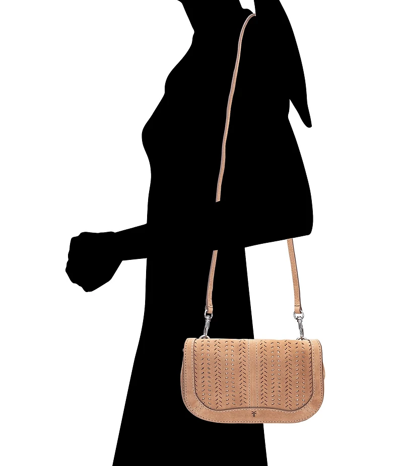 Frye Stella Suede Wallet Crossbody Bag
