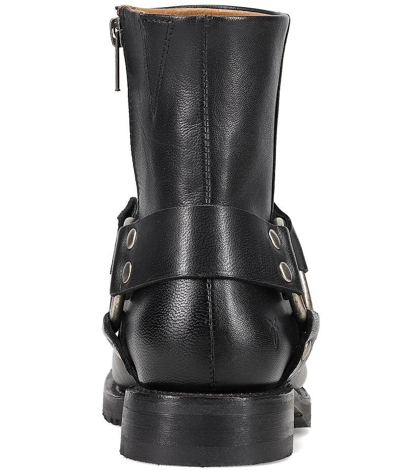 Frye Veronica Flex Leather O-Ring Harness Hardware Booties