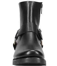 Frye Veronica Flex Leather O-Ring Harness Hardware Booties