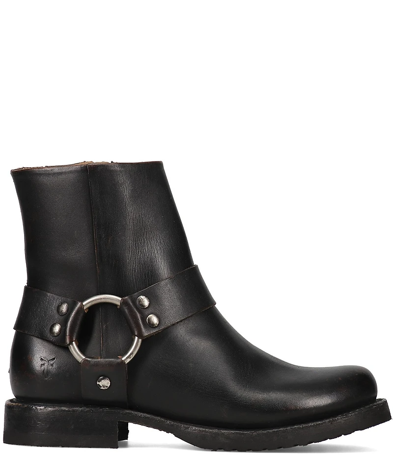 Frye Veronica Flex Leather O-Ring Harness Hardware Booties