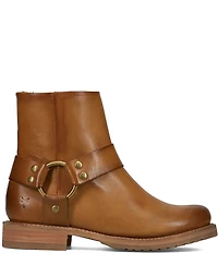 Frye Veronica Flex Leather O-Ring Harness Hardware Booties