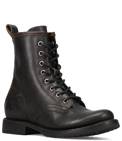Frye Veronica Flex Leather Combat Boots