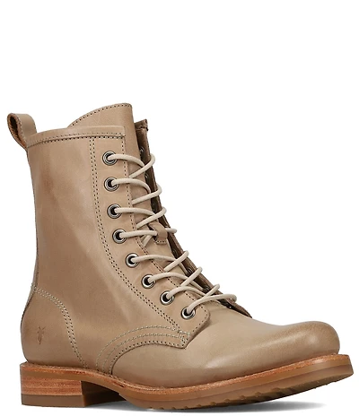 Frye Veronica Flex Leather Combat Boots