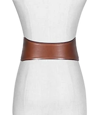 Frye 3.34#double; Western Waist Double Buckle Wide Leather Belt