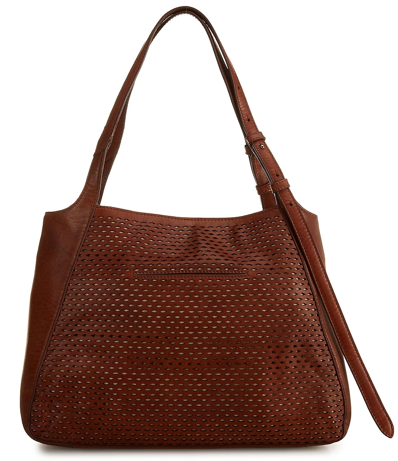 Frye Woven Perforated Jennie Tote Bag